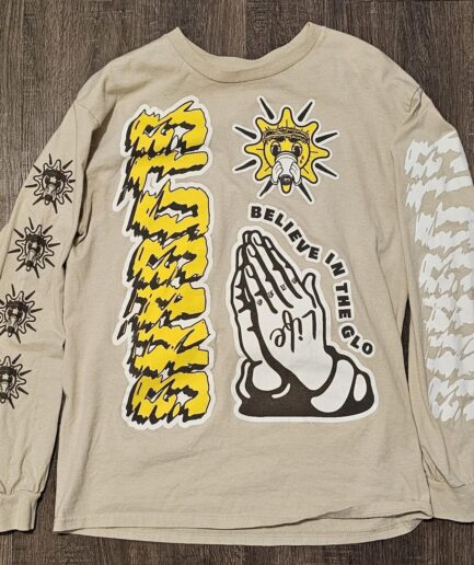 Believe in the Glo Long Sleeve Tee (Brown)