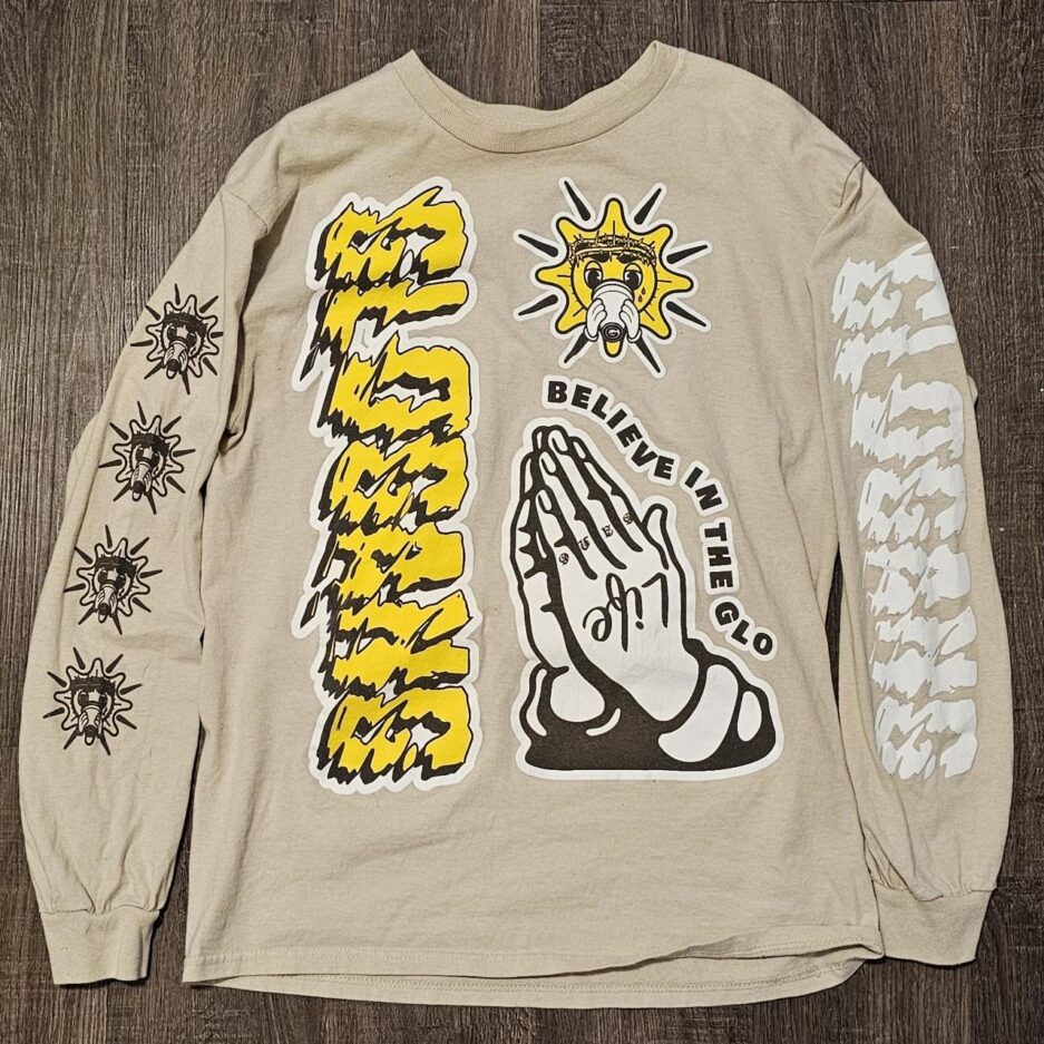 Believe in the Glo Long Sleeve Tee (Brown)