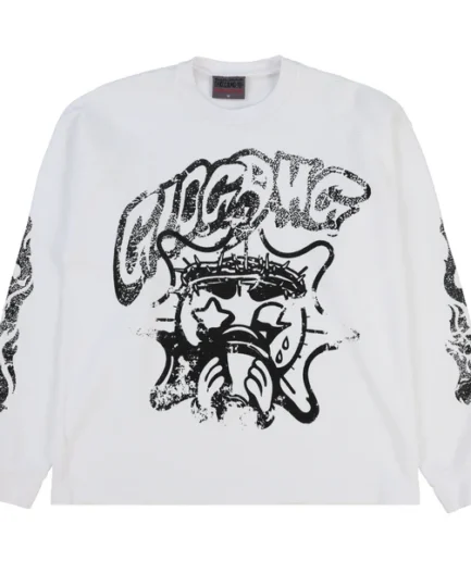 Eroded Glo Thermal Long Sleeve (White)