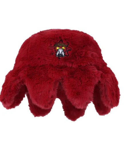 Furry Glo Sun Bucket Hat (Red)