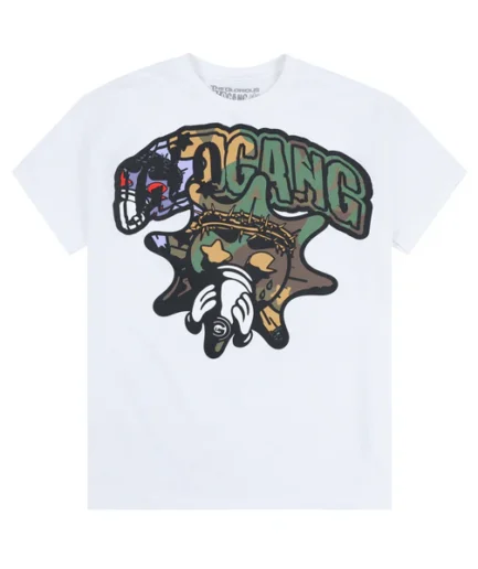 Camo Glo Logo Tee (White)