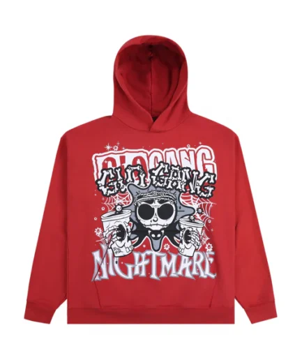 Glo Nightmare Before Christmas Hoodie (Red)