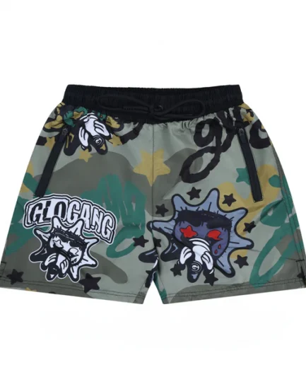 Glo Camo Shorts (Brown)