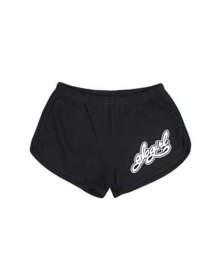 Glo Girl Flag Shorts (Black)